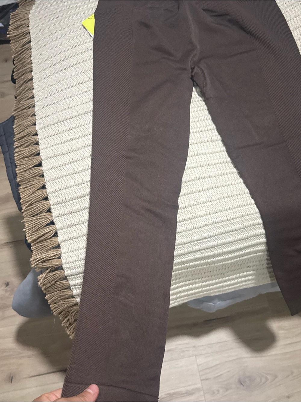 Target Brown Ribbed Leggings - Picture 5 of 7